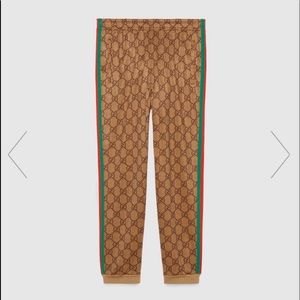 Sold out Gucci logo track pants
